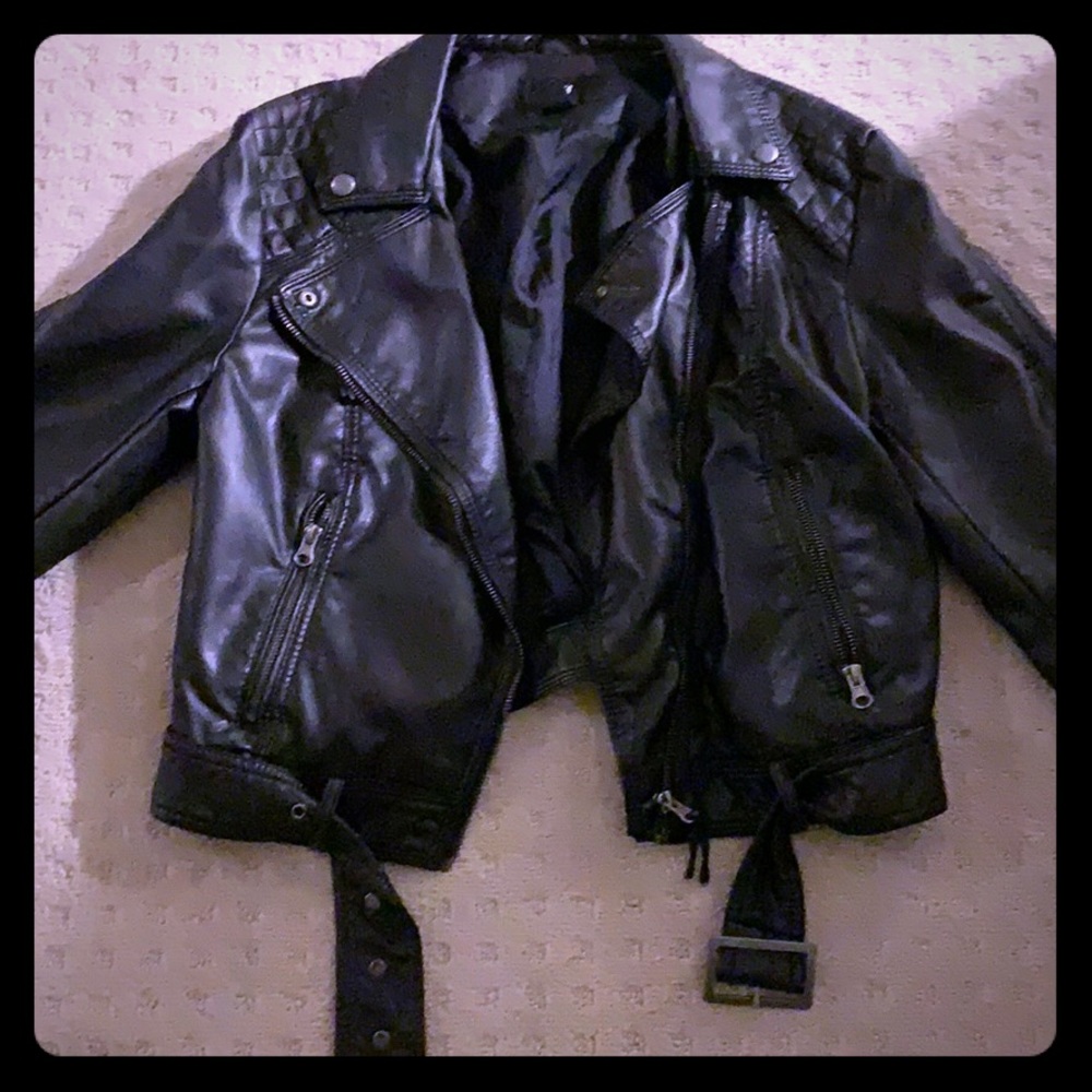 A leather jacket